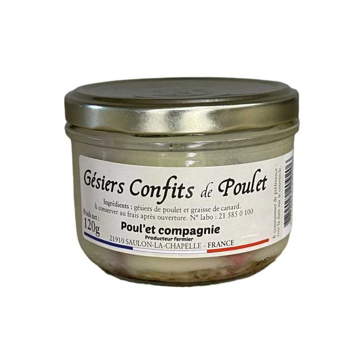 Gésiers Confits de Poulet - 120 gr