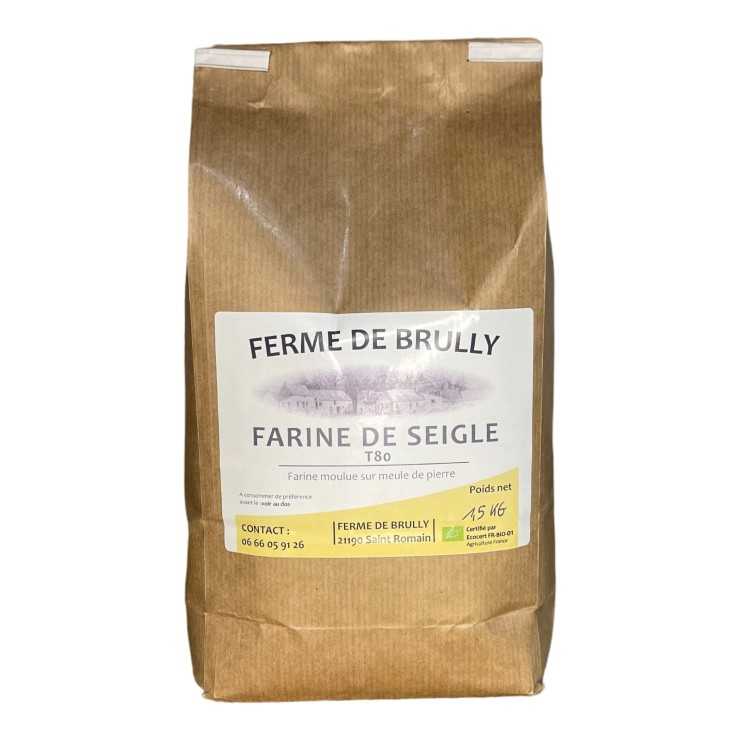 Farine de Seigle T80 BIO - 1,5 Kg