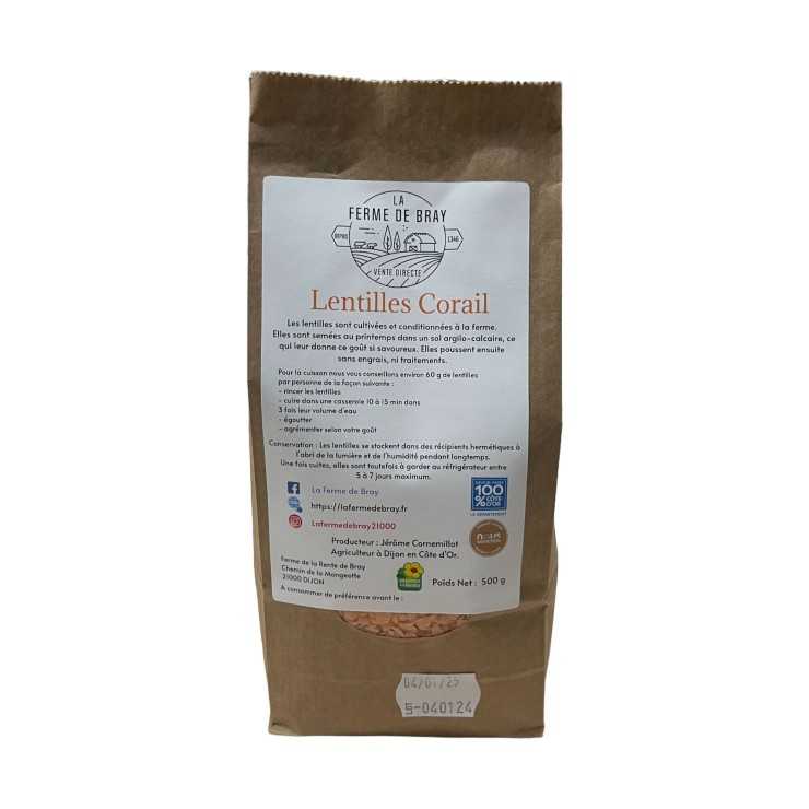 Lentilles Corail - 500 gr