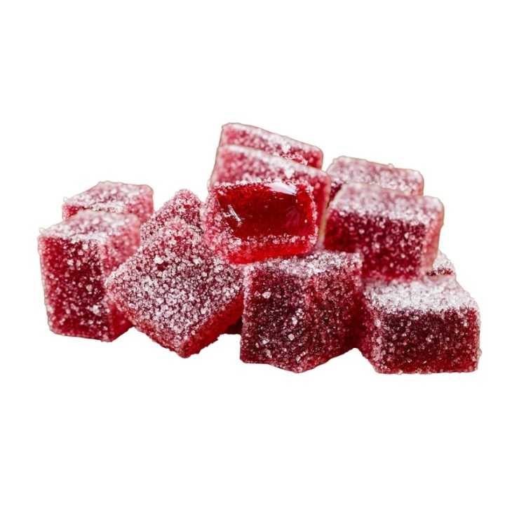 Pâtes de Fruits Framboises Cassis - 150 gr