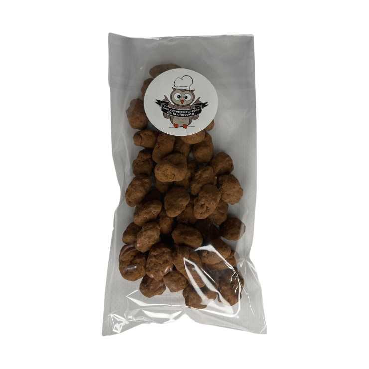 Amandes Entières Caramélisées au Chocolat au Lait - 90 gr