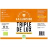 Bière la Triple de Lux BIO - 75 cl