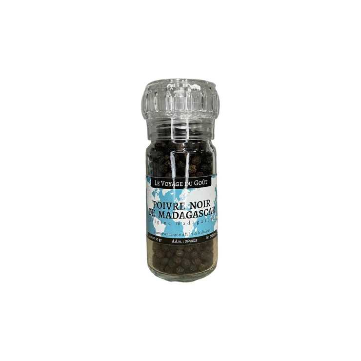 Poivre Noir de Madagascar en Moulin - 50 gr