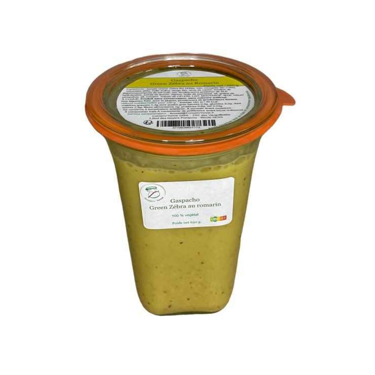 Gaspacho Green Zébra au Romarin - 650 gr