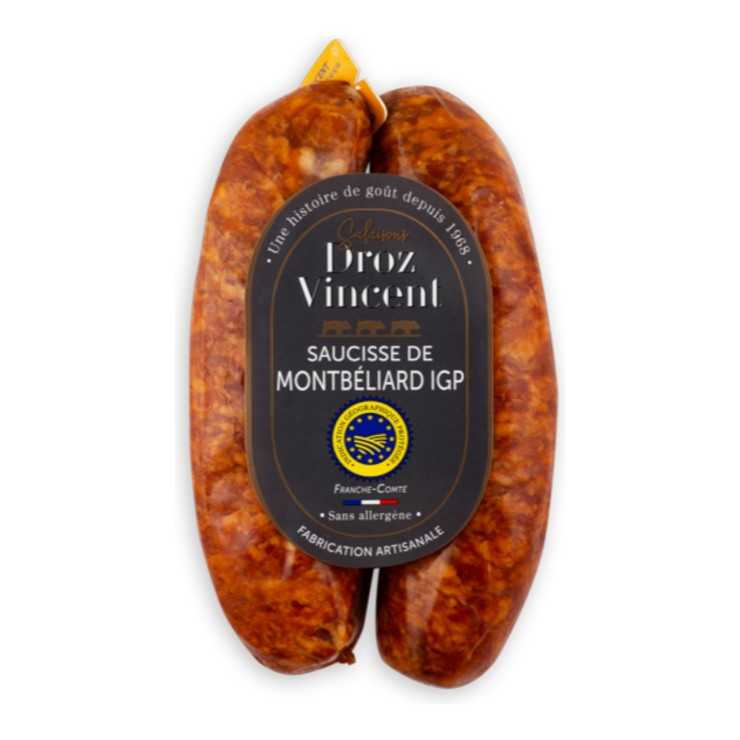 Saucisses de Montbéliard IGP - 2 x 160 gr